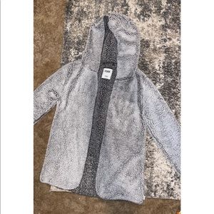 PINK Victoria Secret, plush fleece cardigan, size extra small.